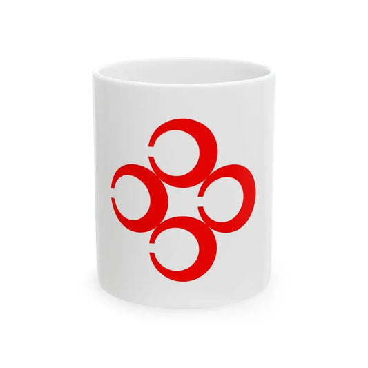Flag of Yokoze Saitama (Japan) White Coffee Mug 11oz - Go Mug Yourself