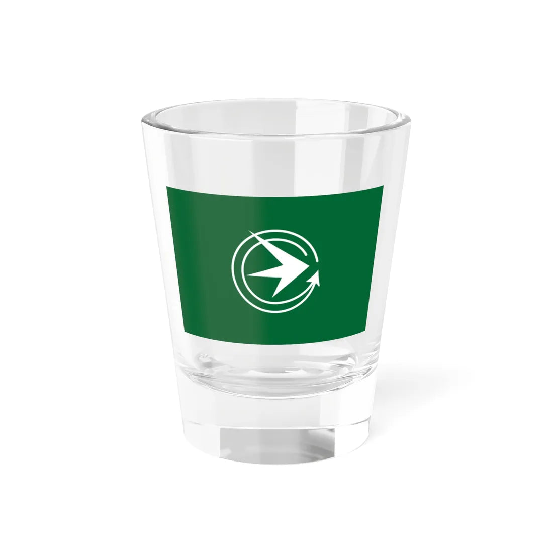Flag of Yomogita Aomori no text (Japan) Shot Glass 1.5oz 1.5oz - Go Mug Yourself