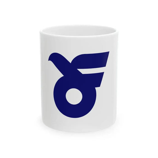 Flag of Yonabaru Okinawa (Japan) White Coffee Mug 11oz - Go Mug Yourself