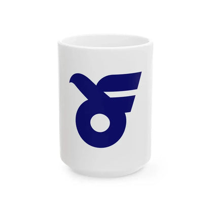 Flag of Yonabaru Okinawa (Japan) White Coffee Mug 15oz - Go Mug Yourself