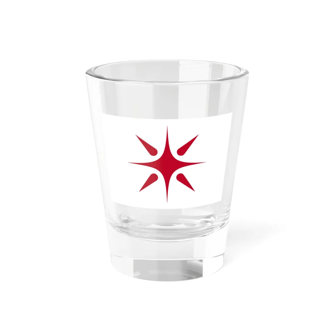 Flag of Yonago Tottori (Japan) Shot Glass 1.5oz 1.5oz - Go Mug Yourself