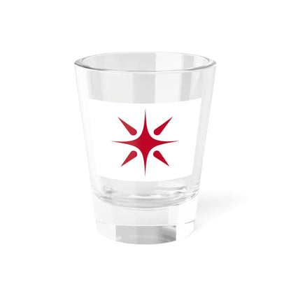 Flag of Yonago Tottori (Japan) Shot Glass 1.5oz 1.5oz - Go Mug Yourself