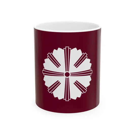 Flag of Yonezawa Yamagata (Japan) White Coffee Mug 11oz - Go Mug Yourself