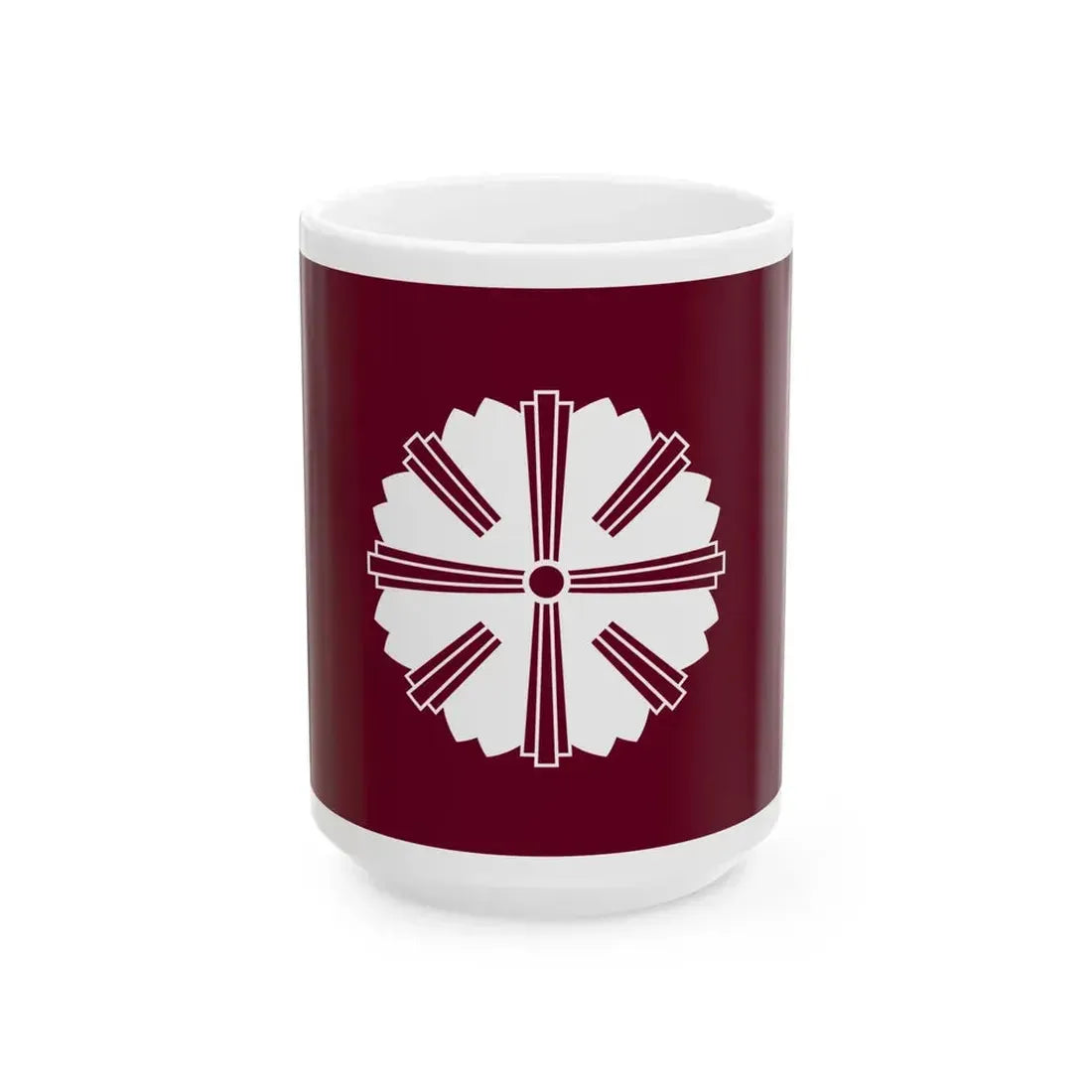 Flag of Yonezawa Yamagata (Japan) White Coffee Mug 15oz - Go Mug Yourself