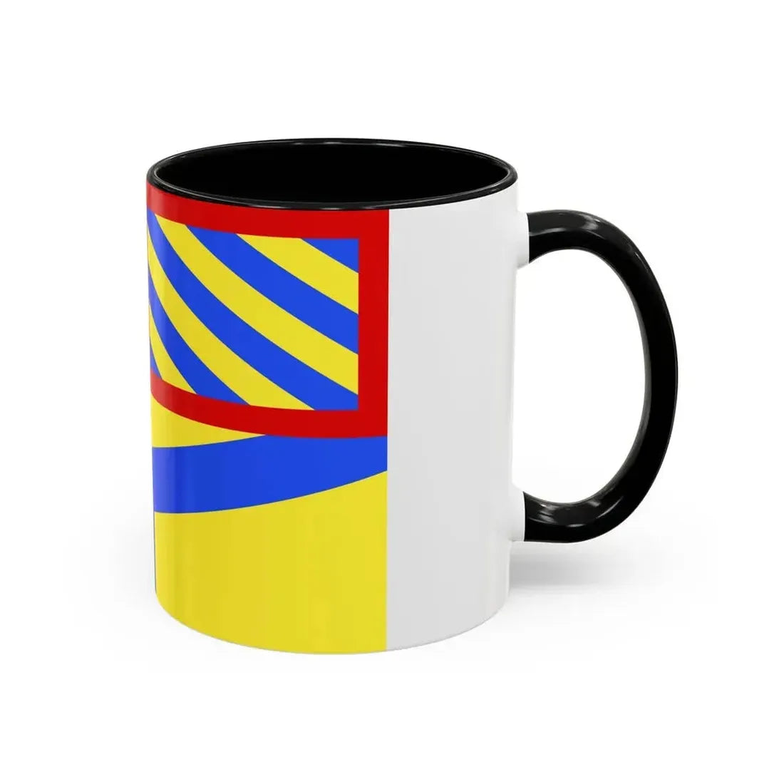 Flag of Yonne France 2 - Accent Coffee Mug - Go Mug Yourself