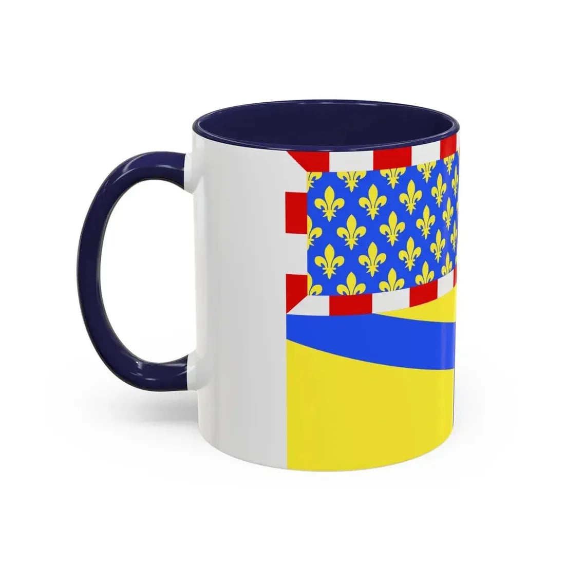 Flag of Yonne France 2 - Accent Coffee Mug - Go Mug Yourself