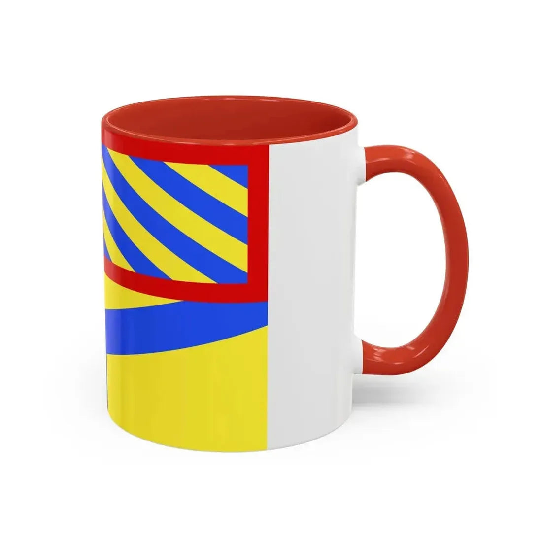 Flag of Yonne France 2 - Accent Coffee Mug - Go Mug Yourself