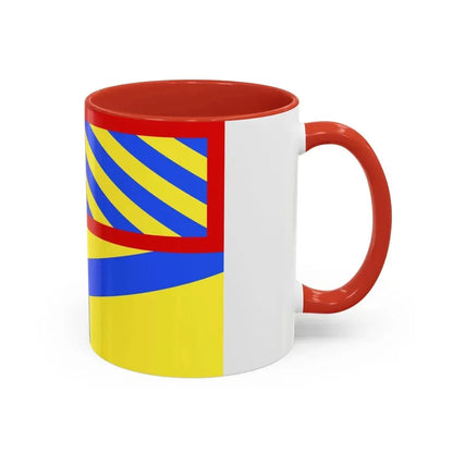 Flag of Yonne France 2 - Accent Coffee Mug - Go Mug Yourself