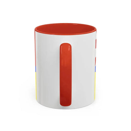 Flag of Yonne France 2 - Accent Coffee Mug - Go Mug Yourself