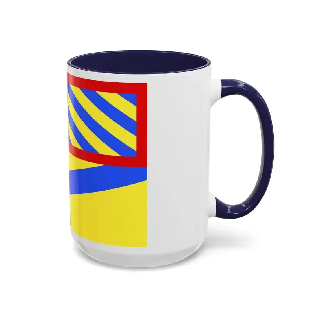 Flag of Yonne France 2 - Accent Coffee Mug - Go Mug Yourself