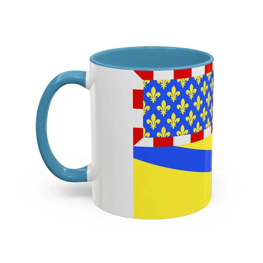 Flag of Yonne France 2 - Accent Coffee Mug - Go Mug Yourself