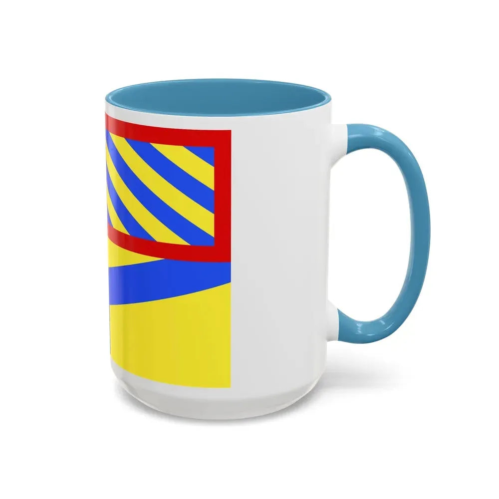 Flag of Yonne France 2 - Accent Coffee Mug - Go Mug Yourself