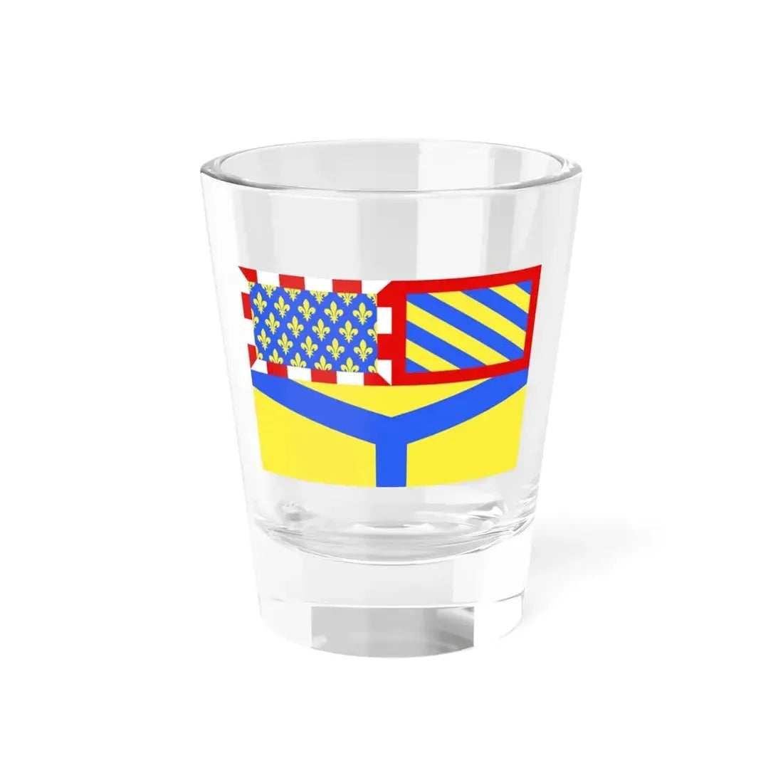 Flag of Yonne France 2 - Shot Glass 1.5oz 1.5oz - Go Mug Yourself
