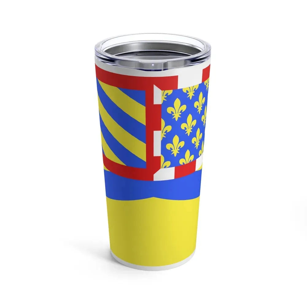 Flag of Yonne France 2 - Tumbler 20oz - Go Mug Yourself