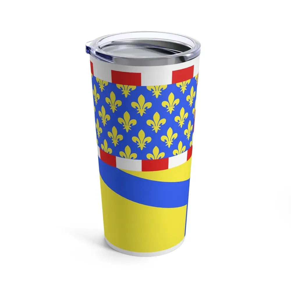 Flag of Yonne France 2 - Tumbler 20oz - Go Mug Yourself