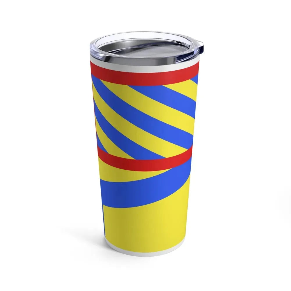 Flag of Yonne France 2 - Tumbler 20oz - Go Mug Yourself