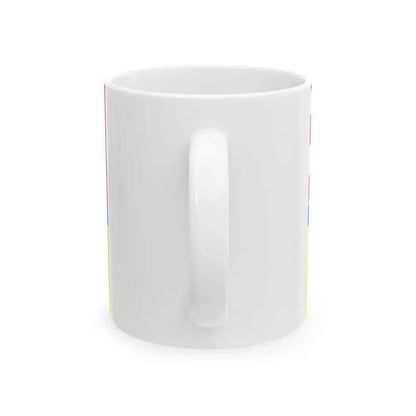 Flag of Yonne France 2 - White Coffee Mug - Go Mug Yourself