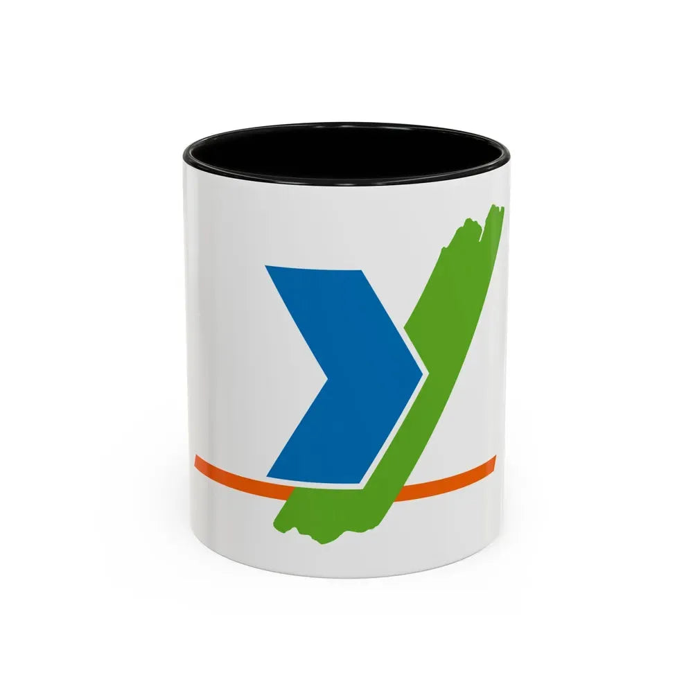 Flag of Yonne France - Accent Coffee Mug 11oz Black - Go Mug Yourself