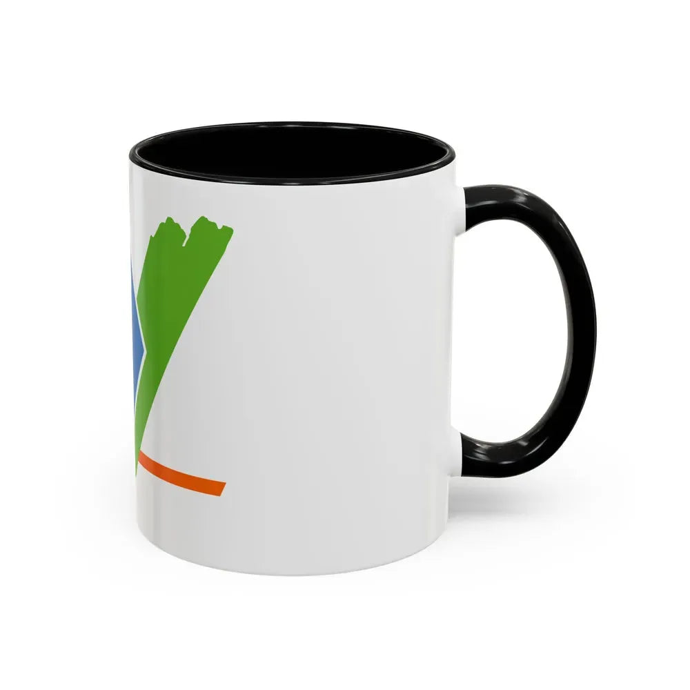 Flag of Yonne France - Accent Coffee Mug - Go Mug Yourself