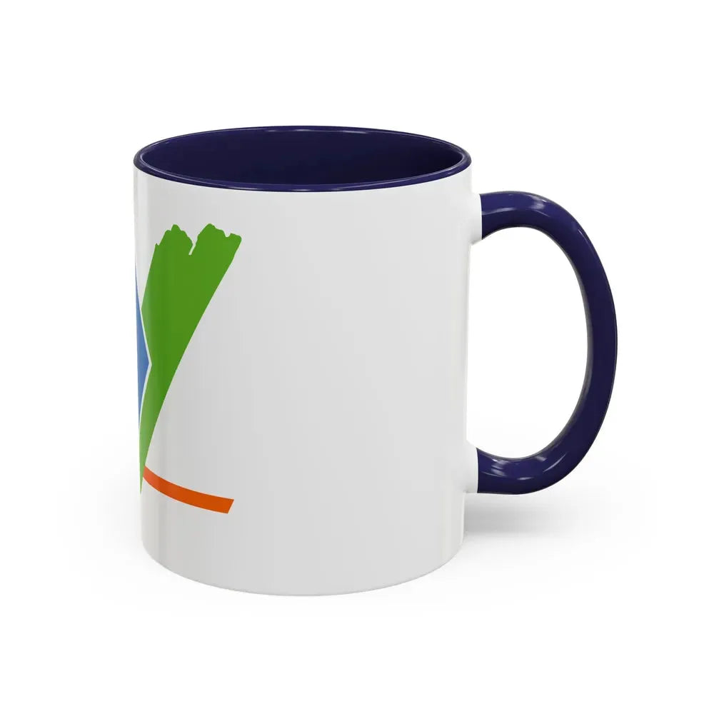 Flag of Yonne France - Accent Coffee Mug - Go Mug Yourself