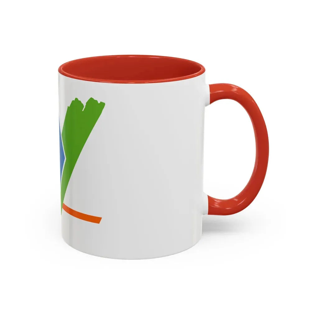 Flag of Yonne France - Accent Coffee Mug - Go Mug Yourself