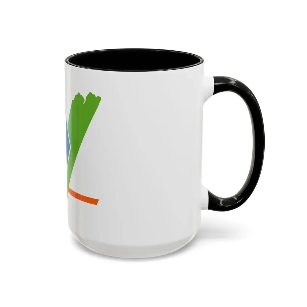 Flag of Yonne France - Accent Coffee Mug - Go Mug Yourself
