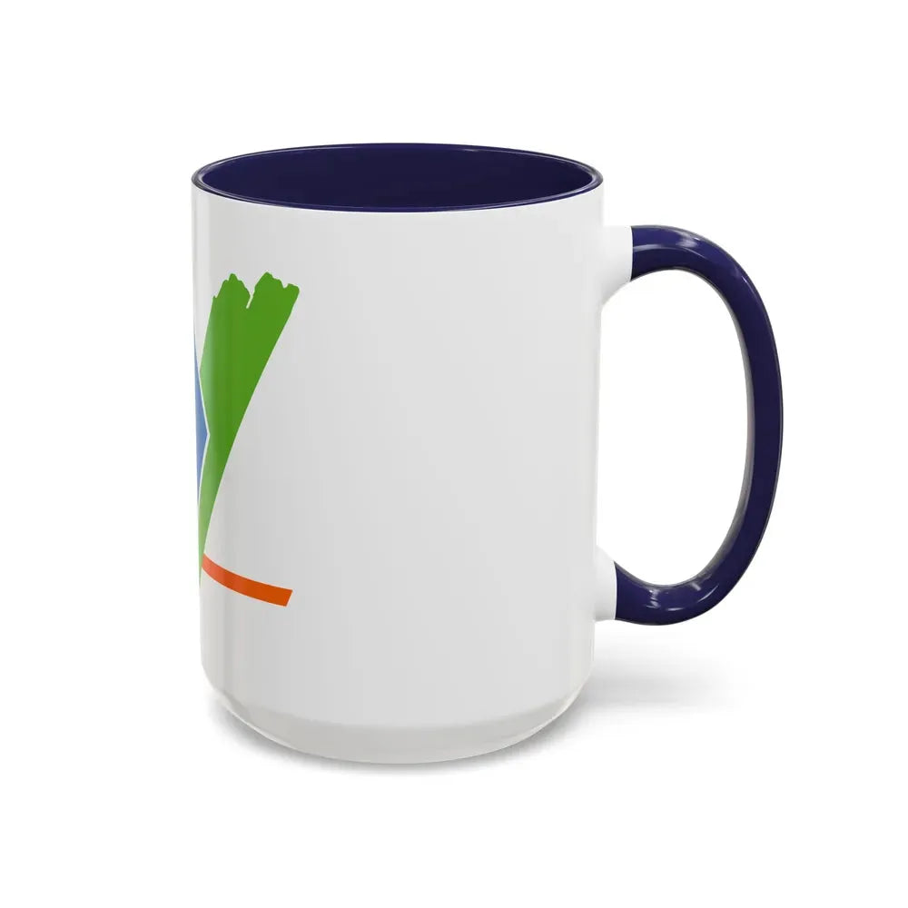 Flag of Yonne France - Accent Coffee Mug - Go Mug Yourself