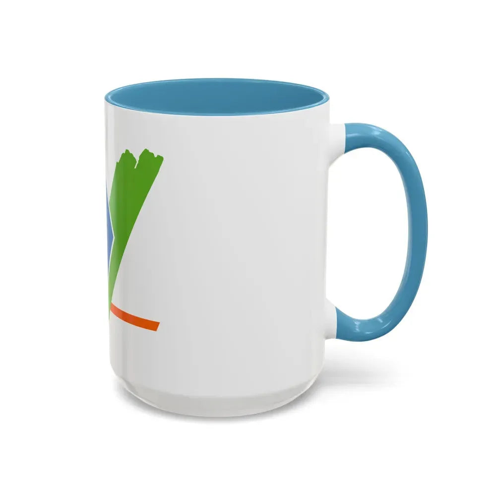 Flag of Yonne France - Accent Coffee Mug - Go Mug Yourself