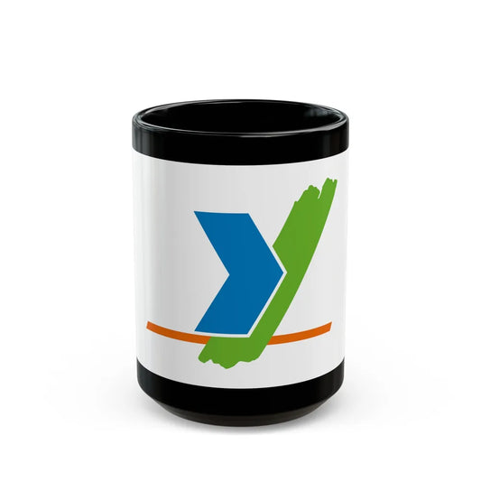 Flag of Yonne France - Black Coffee Mug-15oz-Go Mug Yourself