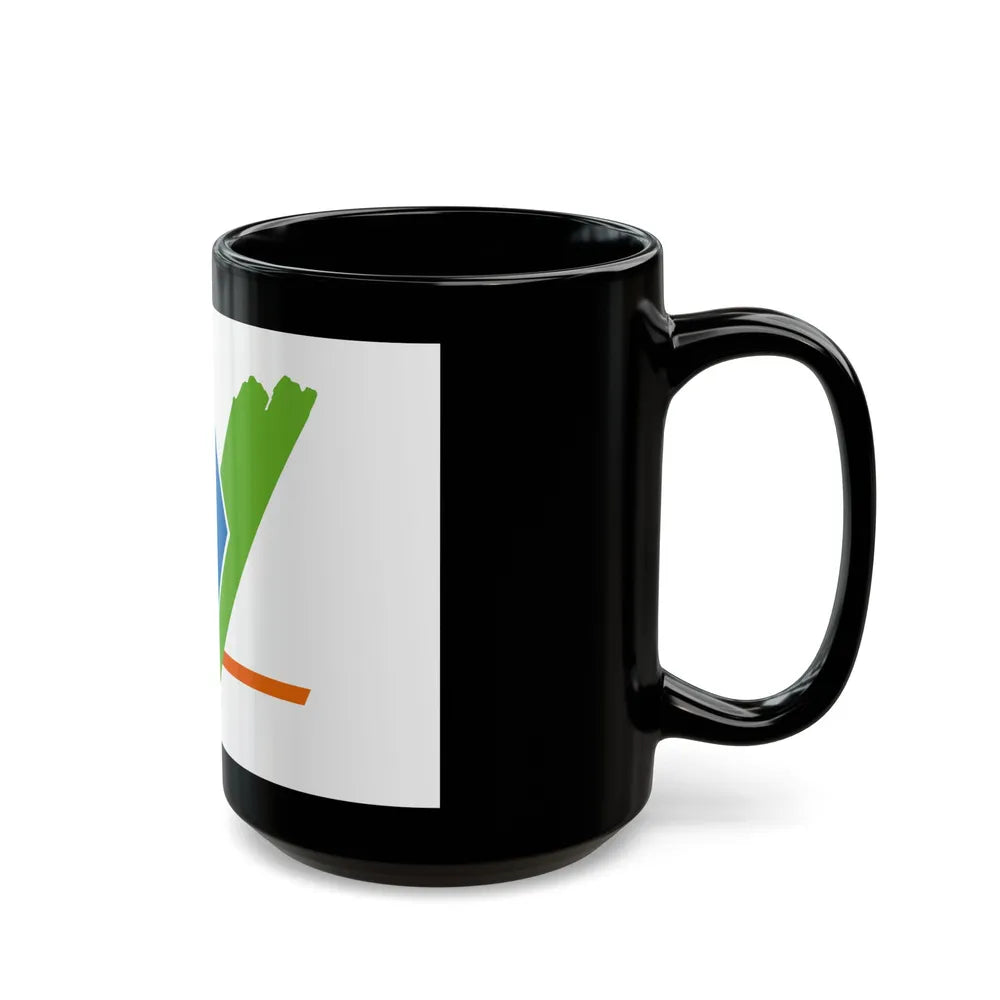 Flag of Yonne France - Black Coffee Mug-Go Mug Yourself