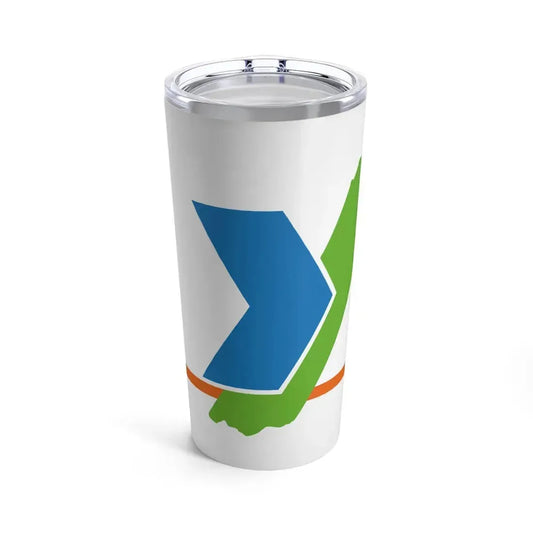 Flag of Yonne France - Tumbler 20oz 20oz - Go Mug Yourself