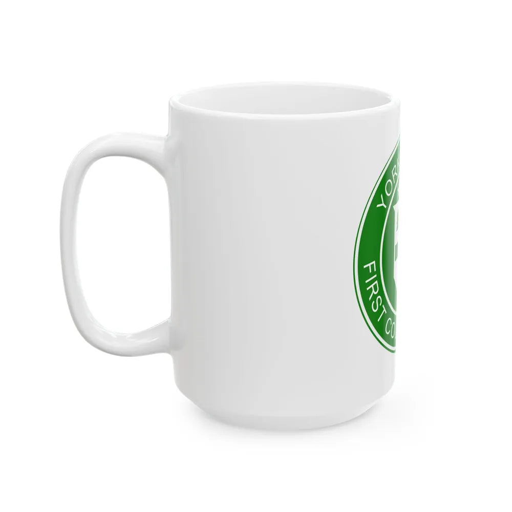 Flag of York County Maine (United States) White Coffee Mug - Go Mug Yourself