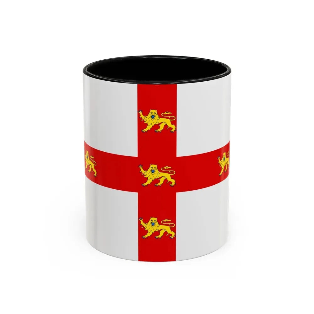 Flag of York UK - Accent Coffee Mug 11oz Black - Go Mug Yourself