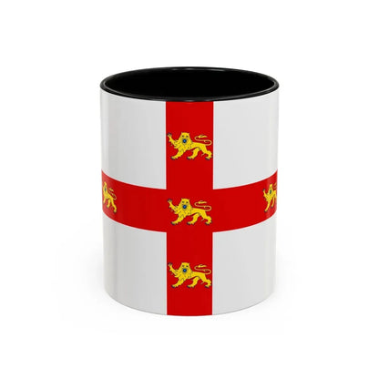 Flag of York UK - Accent Coffee Mug 11oz Black - Go Mug Yourself