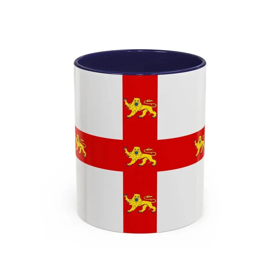 Flag of York UK - Accent Coffee Mug 11oz Navy - Go Mug Yourself