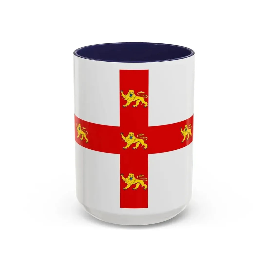 Flag of York UK - Accent Coffee Mug 15oz Navy - Go Mug Yourself