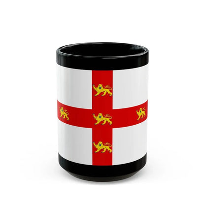 Flag of York UK - Black Coffee Mug 15oz - Go Mug Yourself