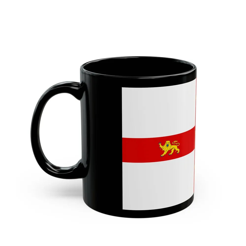 Flag of York UK - Black Coffee Mug-Go Mug Yourself