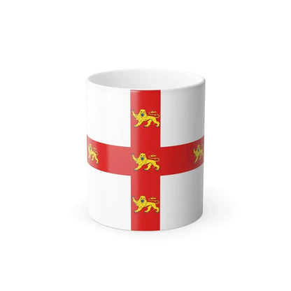 Flag of York UK - Color Changing Coffee Mug 11oz - Go Mug Yourself