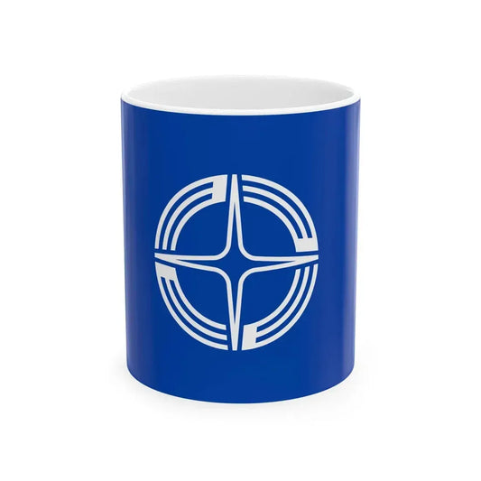 Flag of Yoshida Shizuoka (Japan) White Coffee Mug 11oz - Go Mug Yourself