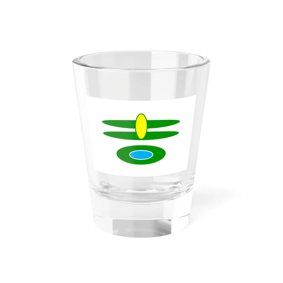 Flag of Yoshika Shimane (Japan) Shot Glass 1.5oz 1.5oz - Go Mug Yourself