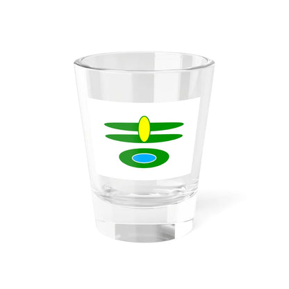 Flag of Yoshika Shimane (Japan) Shot Glass 1.5oz 1.5oz - Go Mug Yourself