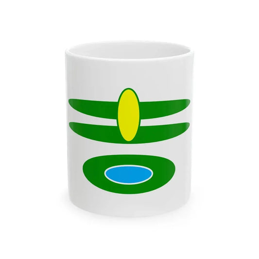 Flag of Yoshika Shimane (Japan) White Coffee Mug 11oz - Go Mug Yourself