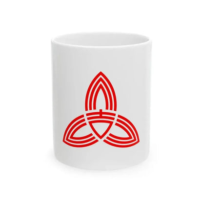 Flag of Yoshikawa Saitama (Japan) White Coffee Mug 11oz - Go Mug Yourself