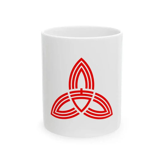 Flag of Yoshikawa Saitama (Japan) White Coffee Mug 11oz - Go Mug Yourself