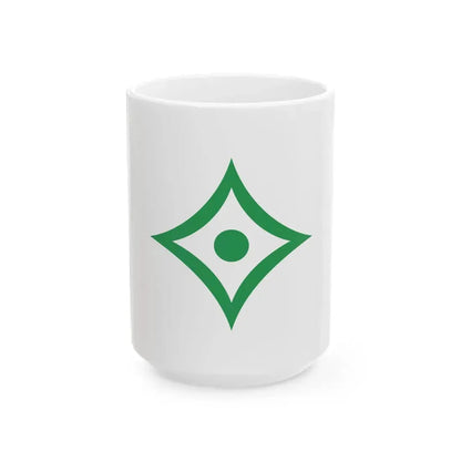 Flag of Yoshimi Saitama (Japan) White Coffee Mug 15oz - Go Mug Yourself