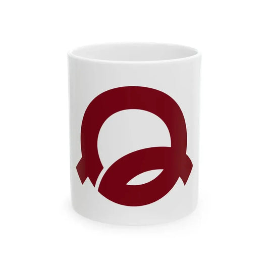 Flag of Yoshino Nara (Japan) White Coffee Mug 11oz - Go Mug Yourself