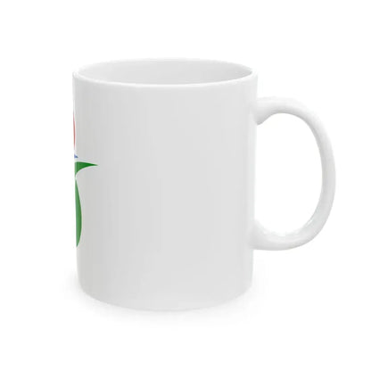 Flag of Yoshinogari Saga (Japan) White Coffee Mug - Go Mug Yourself
