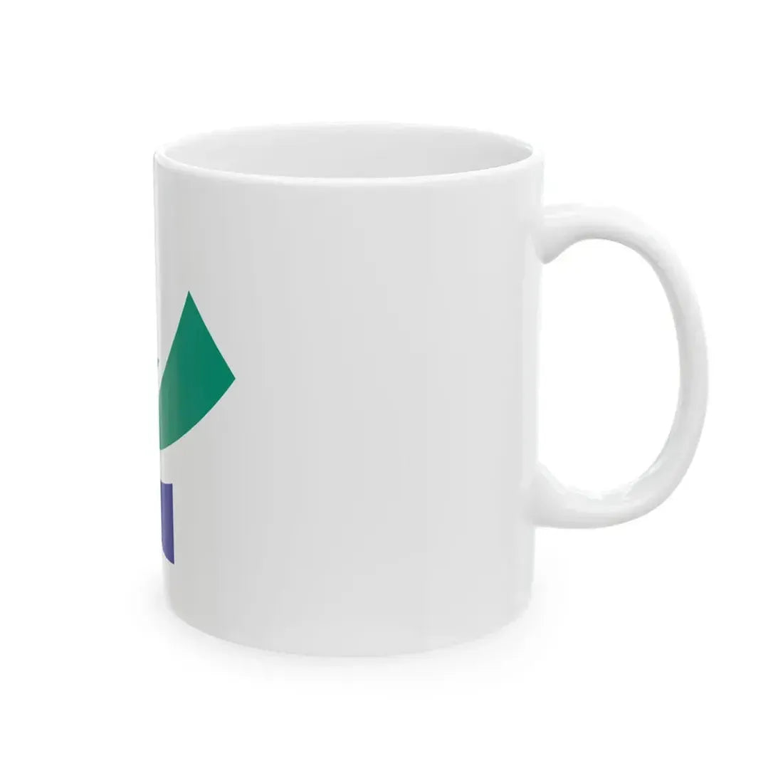 Flag of Yoshinogawa Tokushima (Japan) White Coffee Mug - Go Mug Yourself