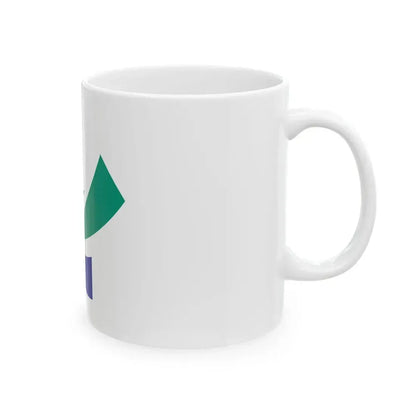 Flag of Yoshinogawa Tokushima (Japan) White Coffee Mug - Go Mug Yourself